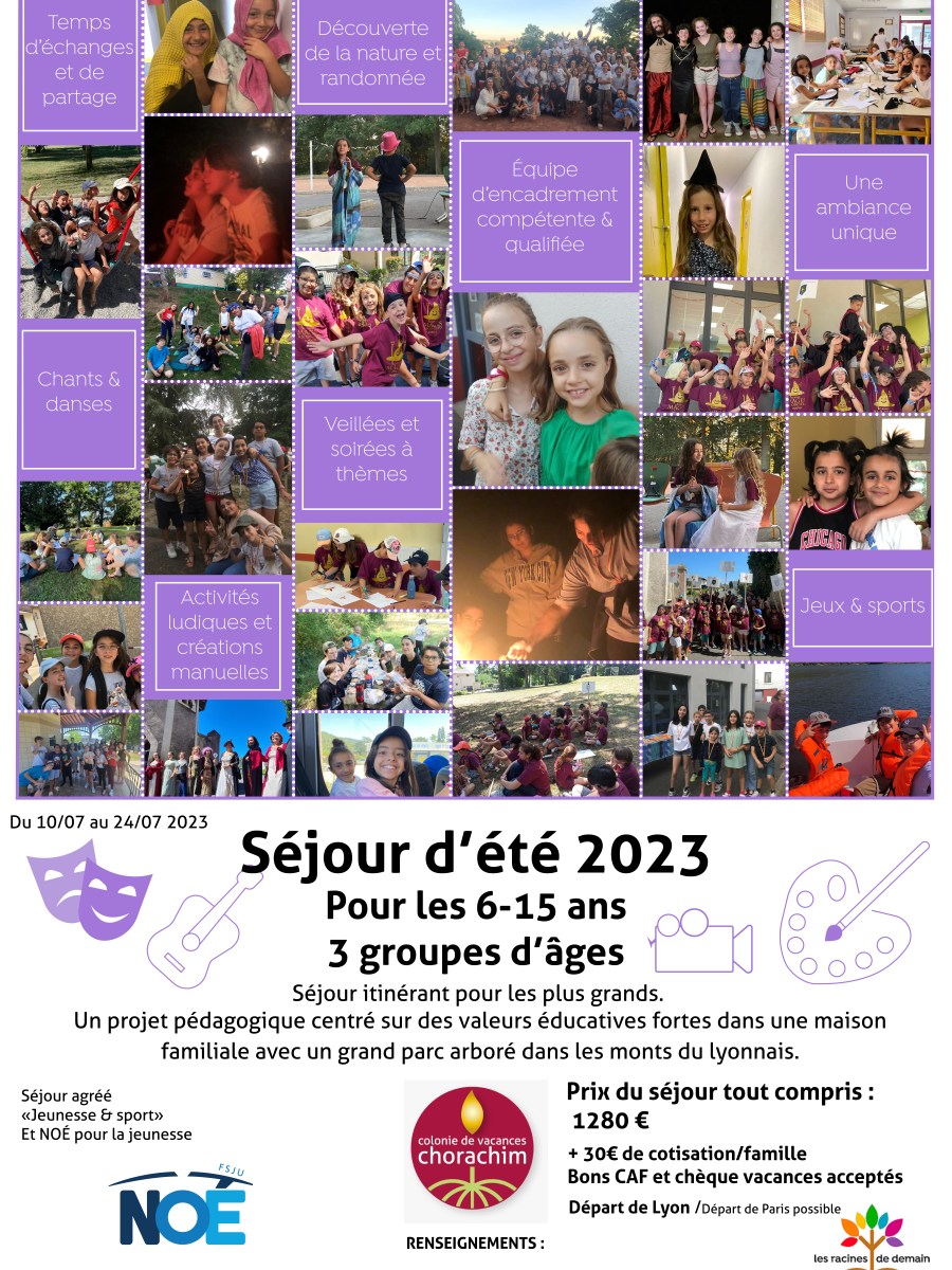 Été 2023 du 10 au 24 juillet